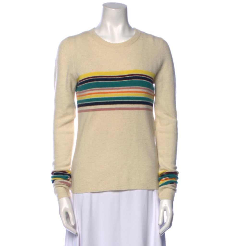 Seis Marjan Alpaca Striped Sweater Women's S